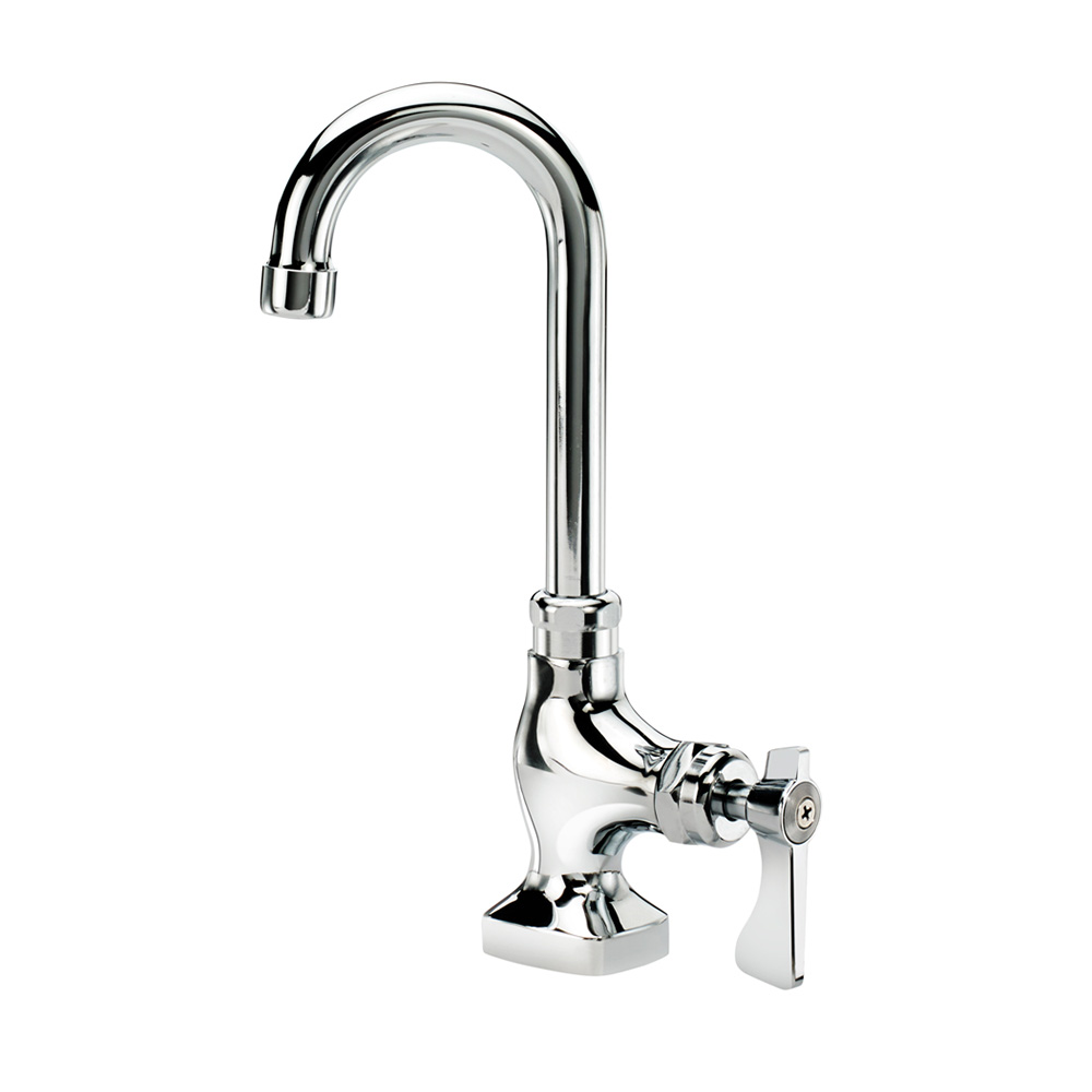 Krowne 16-202L Royal Series Single Hole Deck Mount Pantry Faucet with 3-1/2" Gooseneck Spout