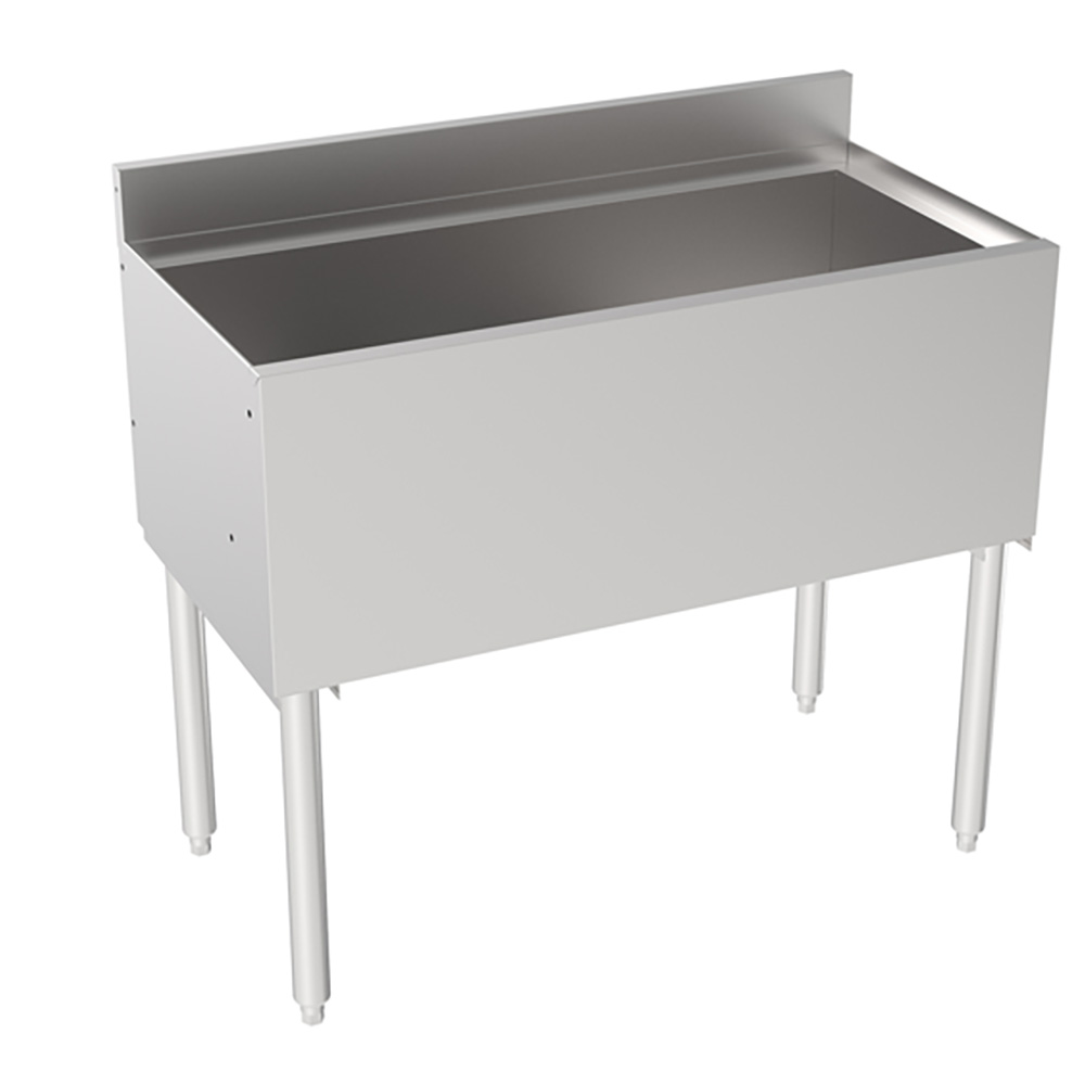 Krowne 18-36 Silver Series 36"L" x 12"D Underbar Ice Bin