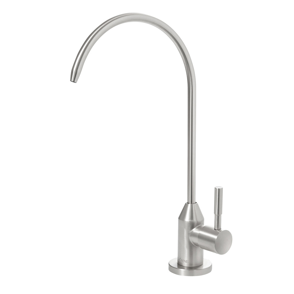 Krowne 19-430S Single Lever Goose Neck Drinking Water Dispenser, Satin Finish