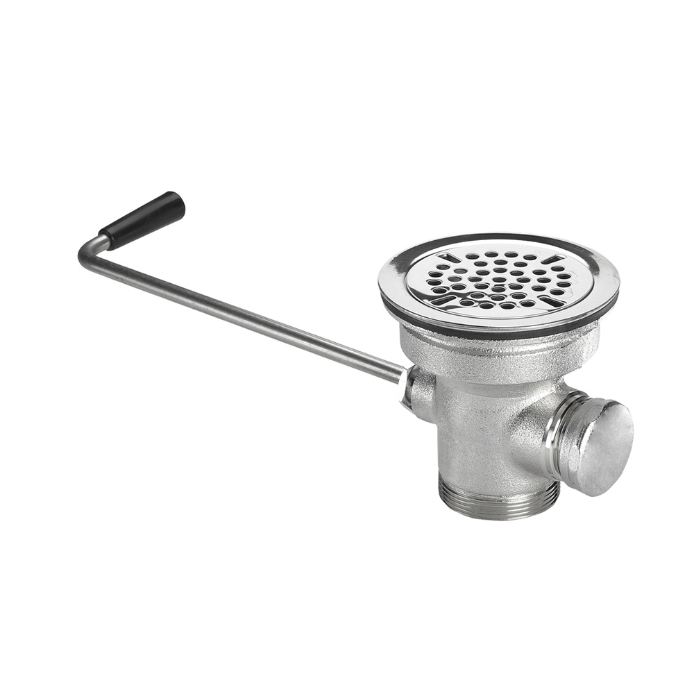 Krowne 22-204 3-1/2" Twist Waste Drain with 1-1/4" Overflow Outlet