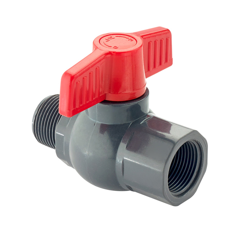 Krowne 23-200 Hydrosift 3/4" PVC Ball Valve, NPT Male-Female for Water Filters