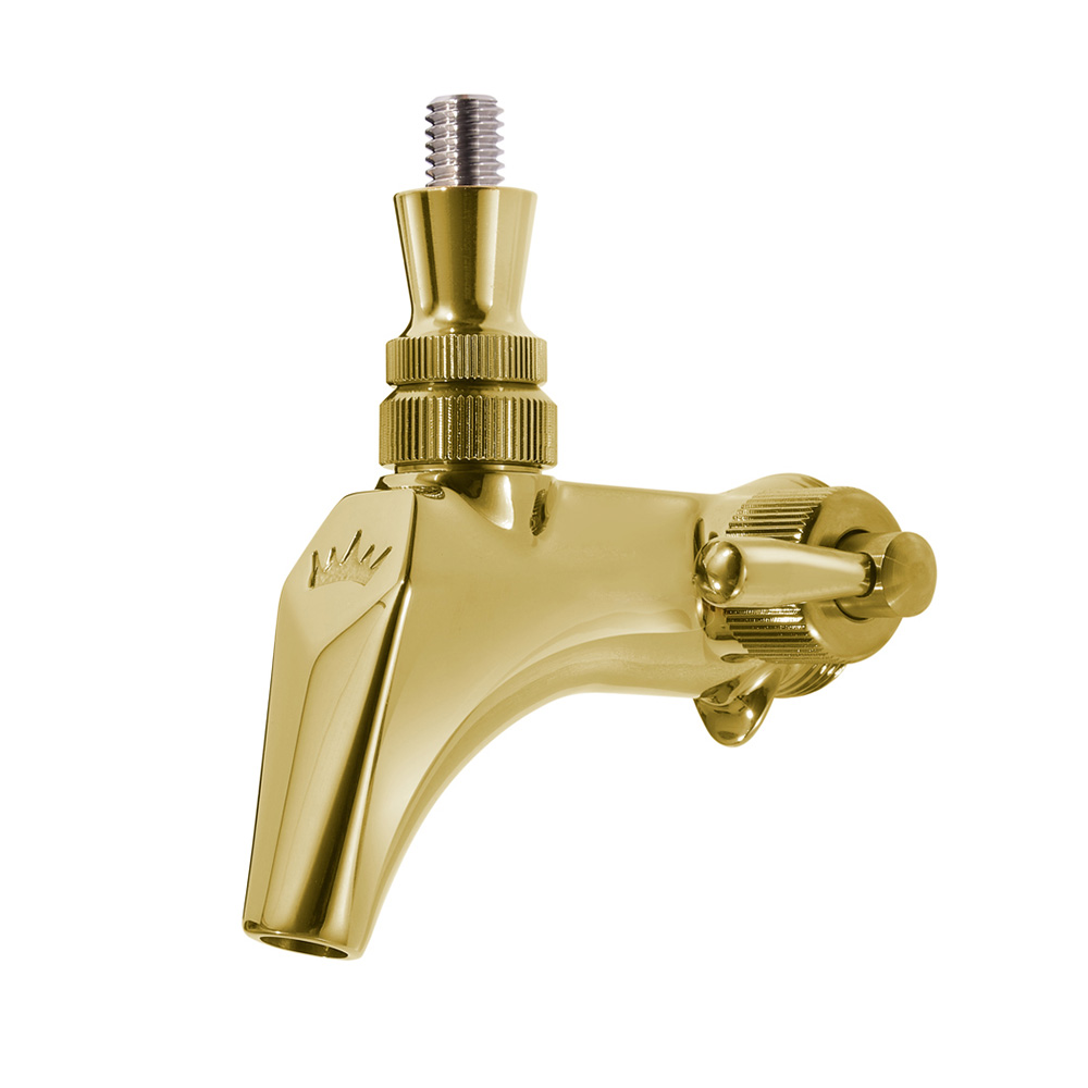 Krowne BC-855 MasterTap Premium Flow Control Dispensing Faucet, Polished Brass Finish