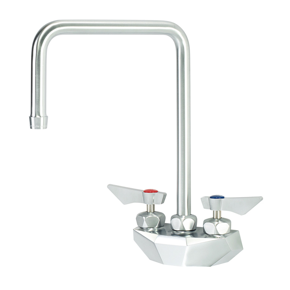 Krowne DX-402 Diamond Series 4" Center Wall Mount Faucet with 8-1/2" Double Bend Spout