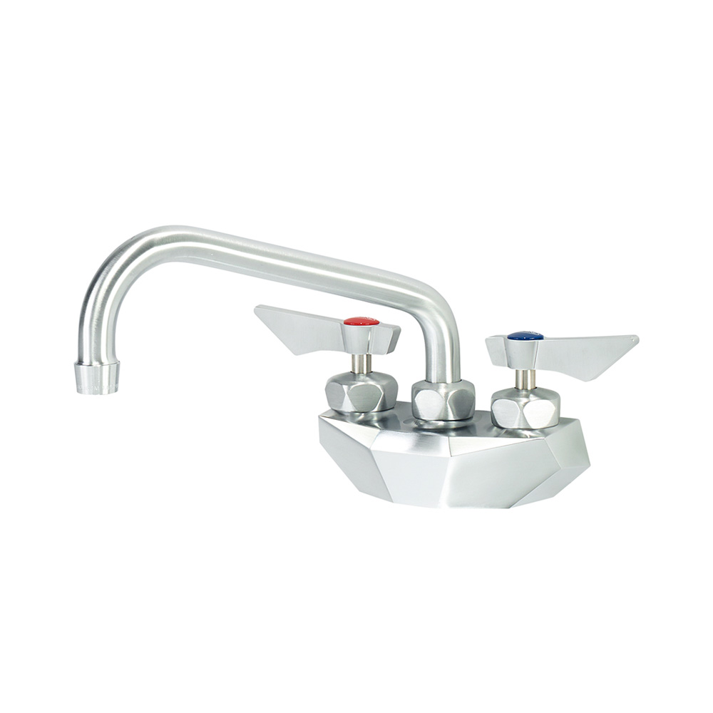 Krowne DX-408 Diamond Series 4" Center Wall Mount Faucet with 8" Swing Spout