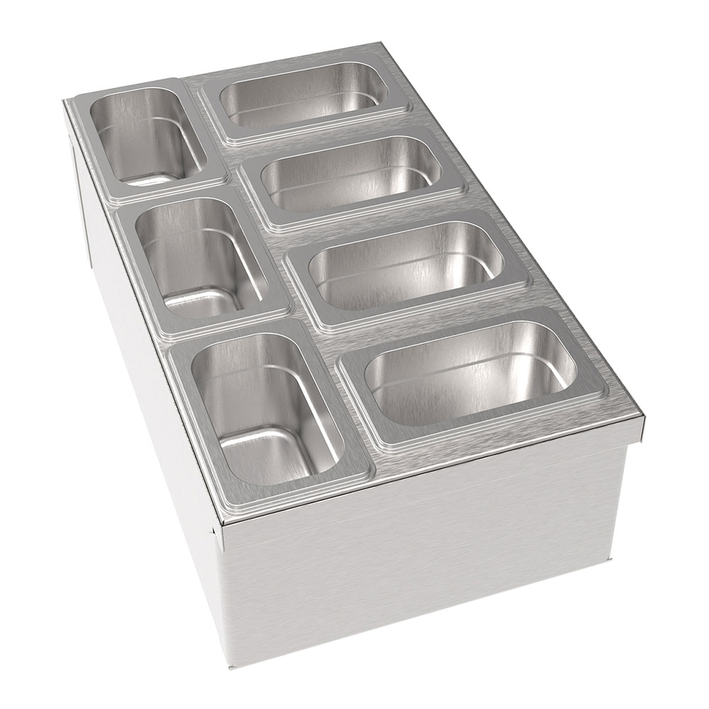 Krowne MW-CT12 MoveWell 12" Garnish Rack