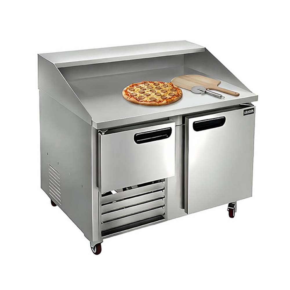 Leader NDR48 48" Refrigerated Pizza Prep Dough Restarder, Side Motor