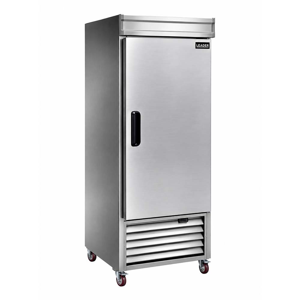 Leader NFR30 30" 1 Solid Door Stainless Steel Reach-In Freezer
