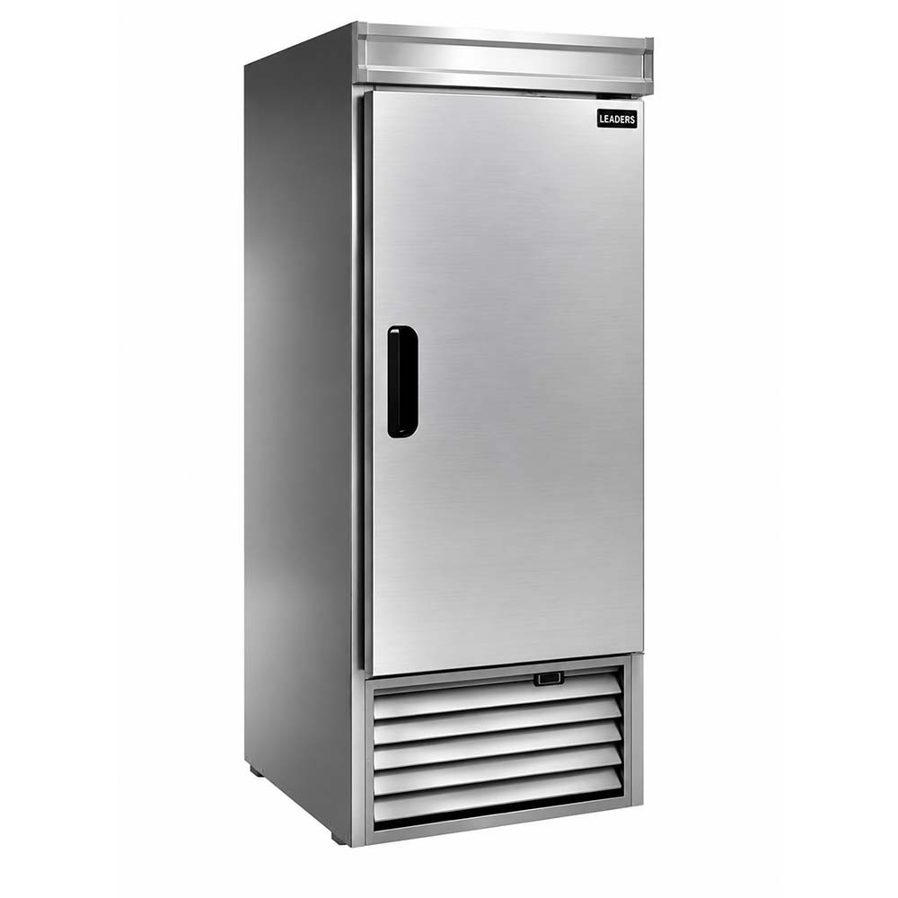 Leader NLR30 30" 1 Solid Door Stainless Steel Reach-In Refrigerator
