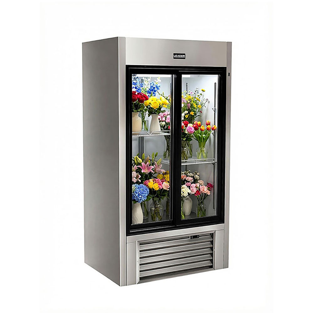 Leader NLS38F 38" Swing Glass Door Refrigerated Floral Case