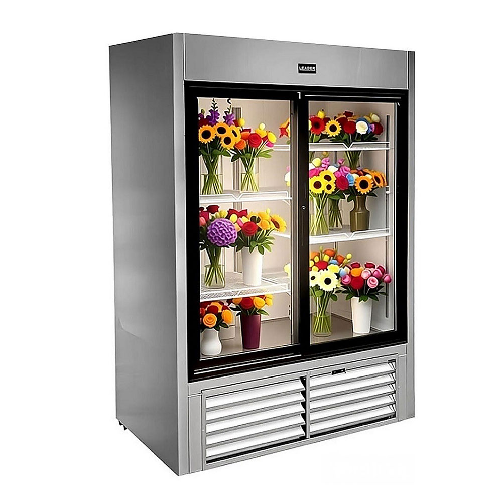 Leader NLS48F 48" Swing Glass Door Refrigerated Floral Case