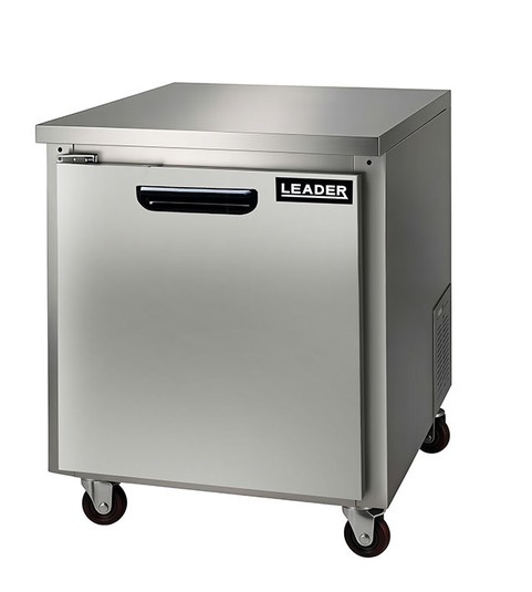 Leader NSFB27 27" Low Boy Worktop Refrigerator with 1 Full Door