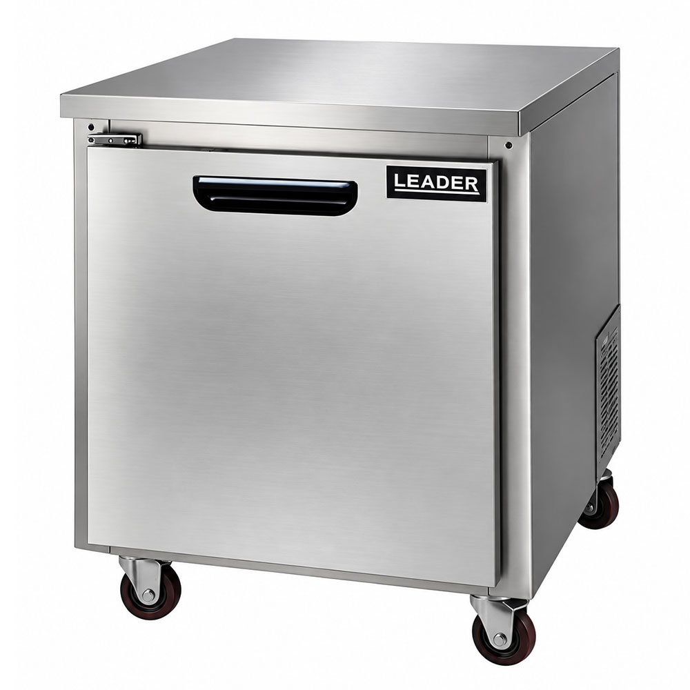 Leader NSFB27 27" Low Boy Worktop Refrigerator with 1 Full Door