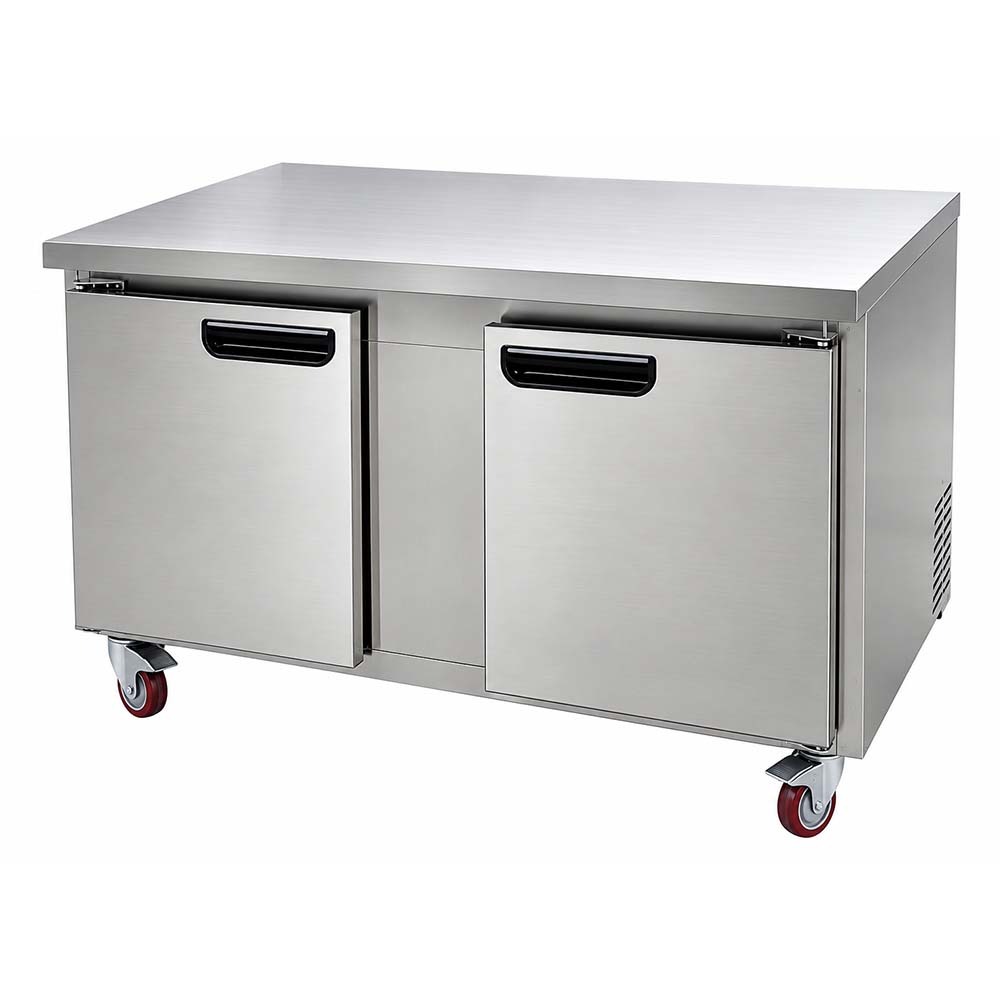 Leader NSFB60 60" Low Boy Worktop Refrigerator with 2 Full Door