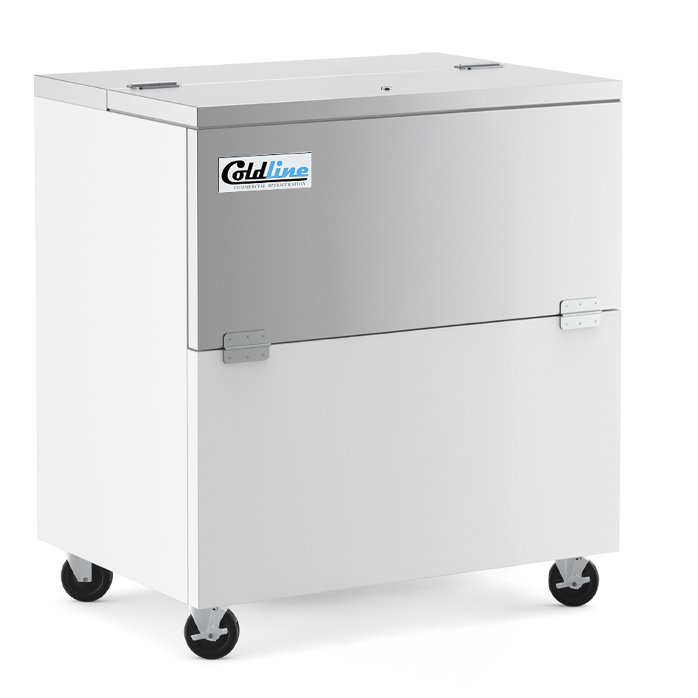 Coldline MC34 34" White School Milk Cooler