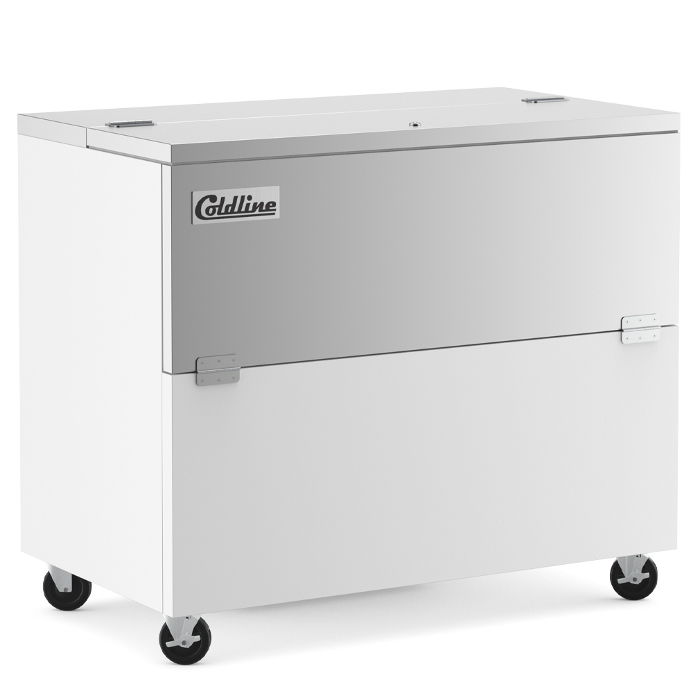 Coldline MC49 49" White School Milk Cooler