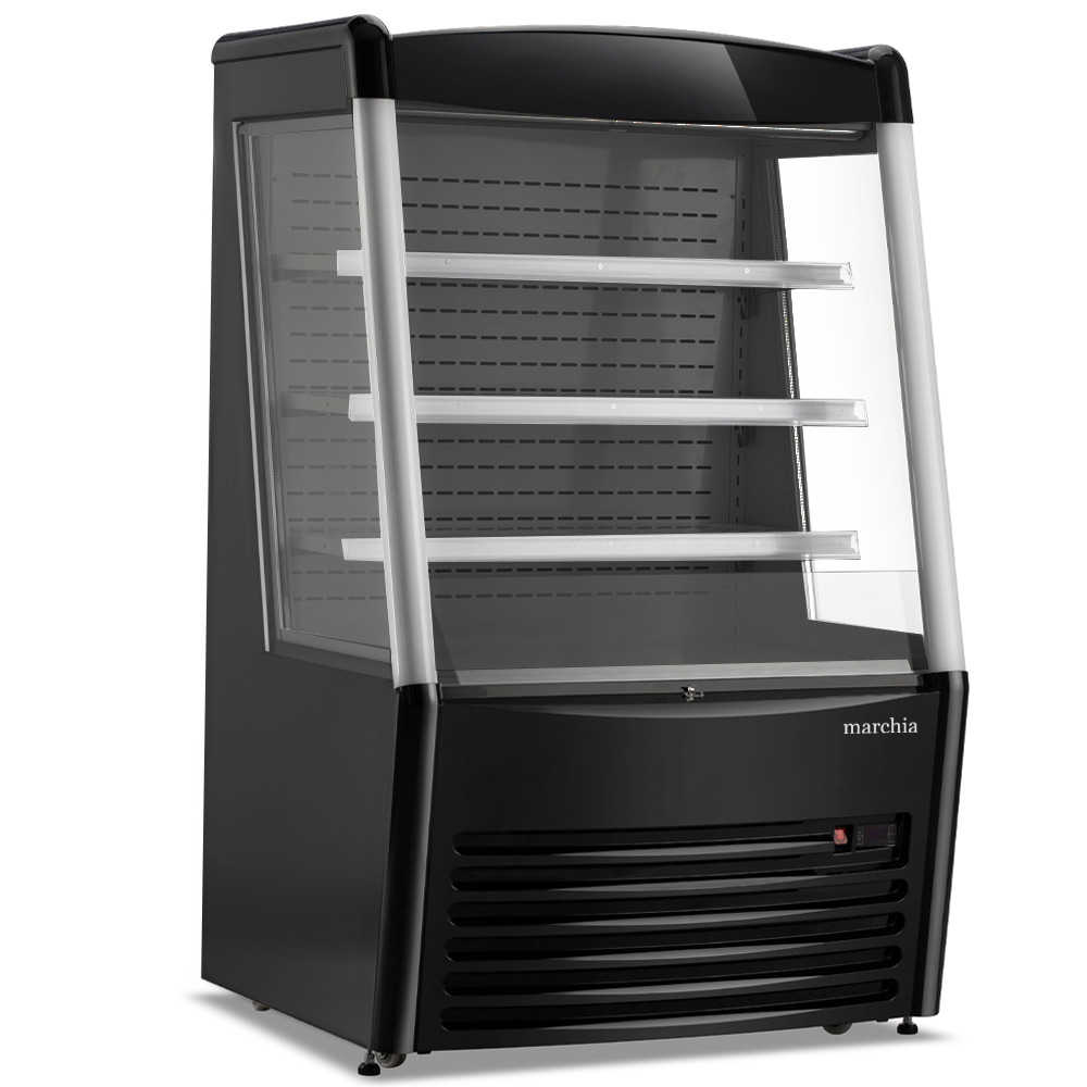 Marchia MDS390 36" Open Air Cooler, Grab and Go Refrigerator (NEW OVERSTOCK WITH CRACKS AND SCRATCHES)