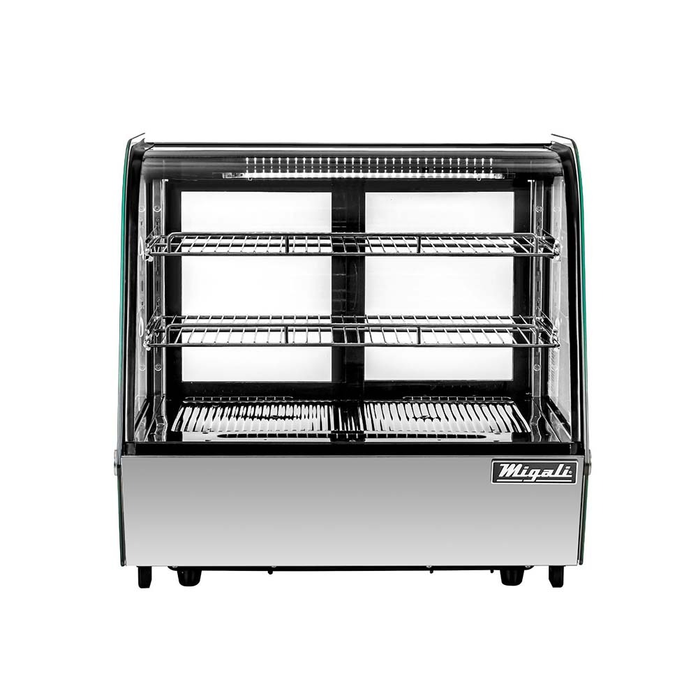 Migali C-42CTC-28 28" Curved Glass Countertop Display Case Refrigerator
