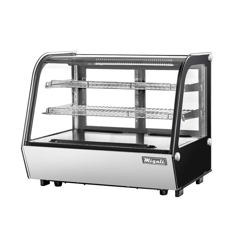 Migali C-56CTC-35 35" Curved Glass Countertop Display Case Refrigerator