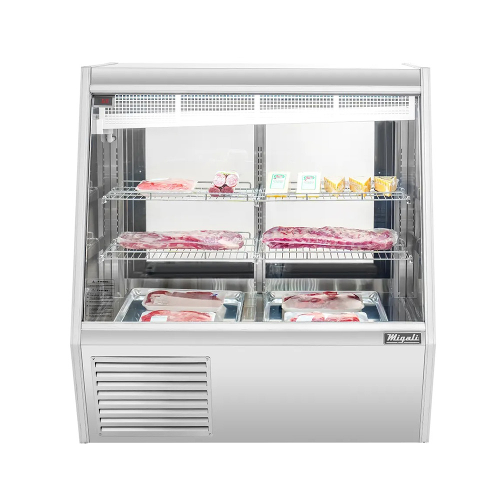 Migali C-DS-4 48" Refrigerated Straight Glass Deli Meat Display Case