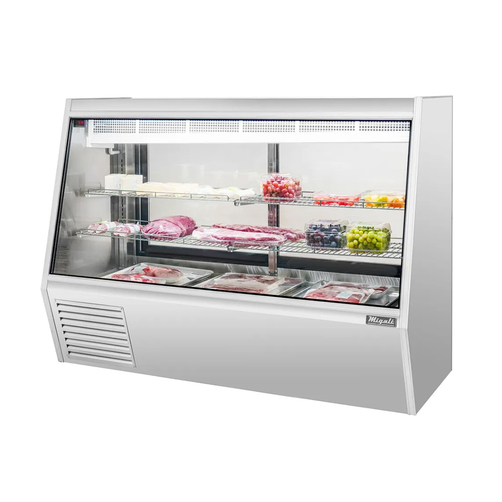 Migali C-DS-6 72" Refrigerated Straight Glass Deli Meat Display Case