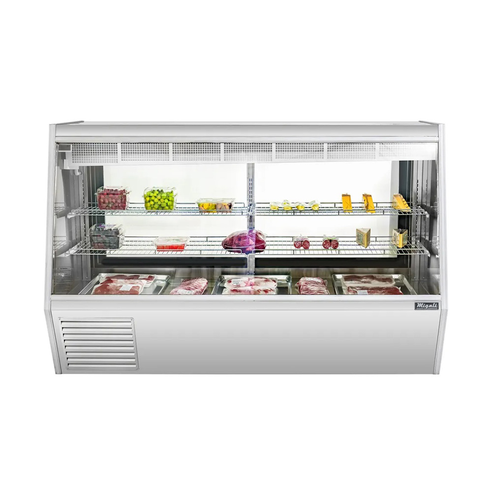 Migali C-DS-7 84" Refrigerated Straight Glass Deli Meat Display Case