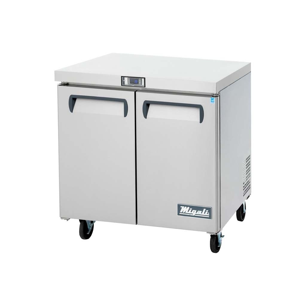 Migali C-U36F-HC 36” Undercounter Worktop Freezer - 8.7 Cu. Ft.