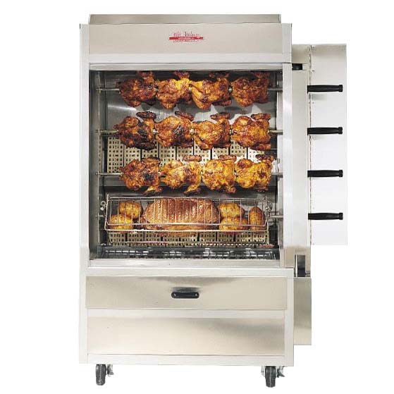 Old Hickory N4G-LP 20 Chicken Commercial Rotisserie Oven Machine - Liquid Propane Gas