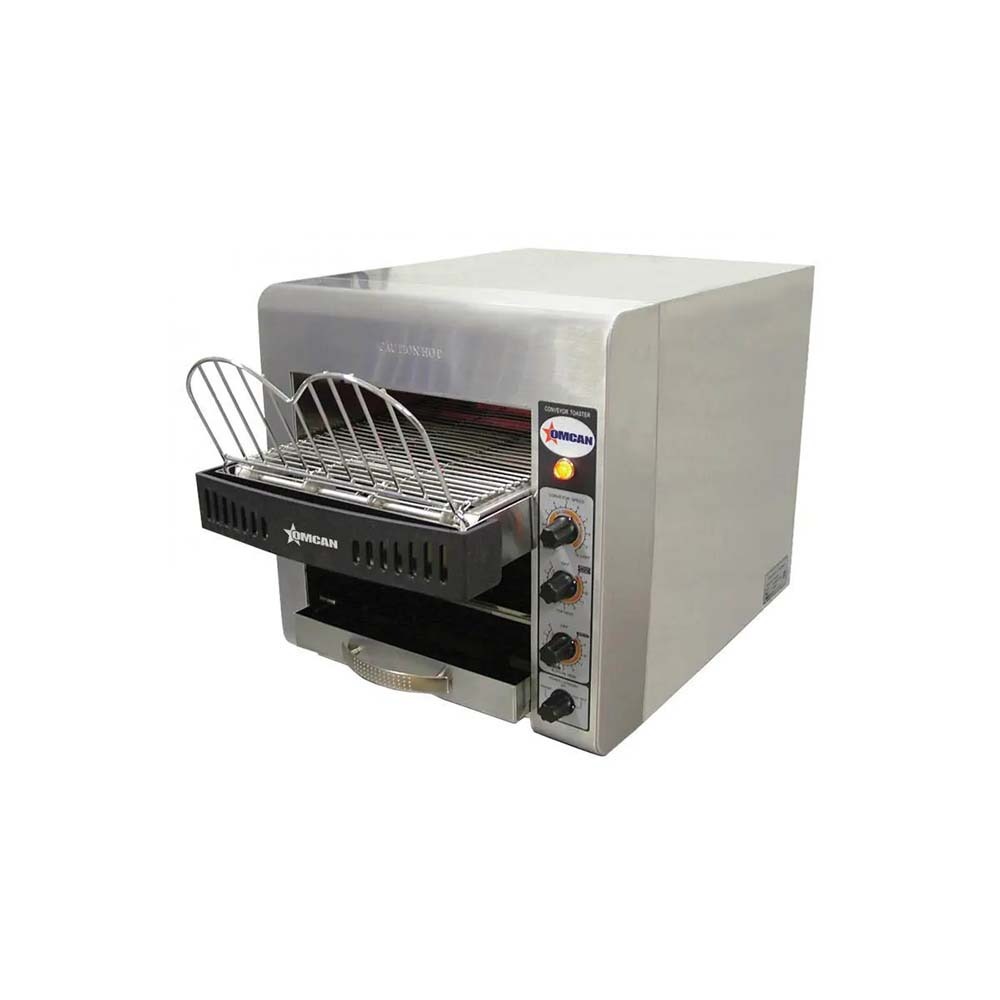 Omcan 11385 14.5" Electric Conveyor Toaster - 300 Slices/Hr