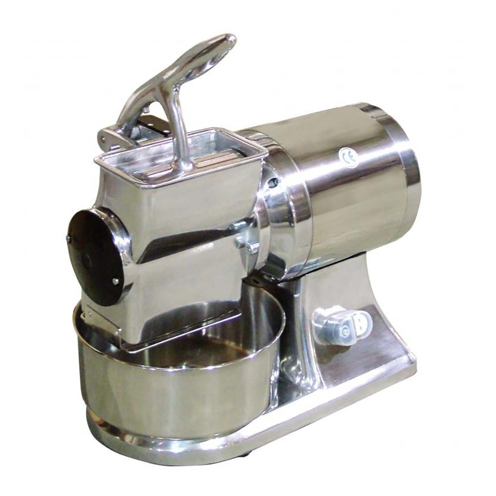 Omcan 11405 15" Electric Cheese Grater Manual Feed Stainless Steel Basin