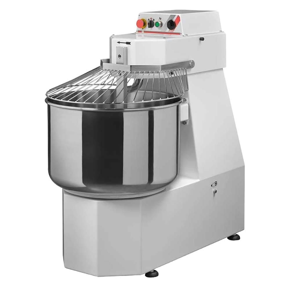 Omcan 13173 67 Qt. Trento Avancini Heavy-Duty Spiral Dough Mixer, 110 Lb. Capacity