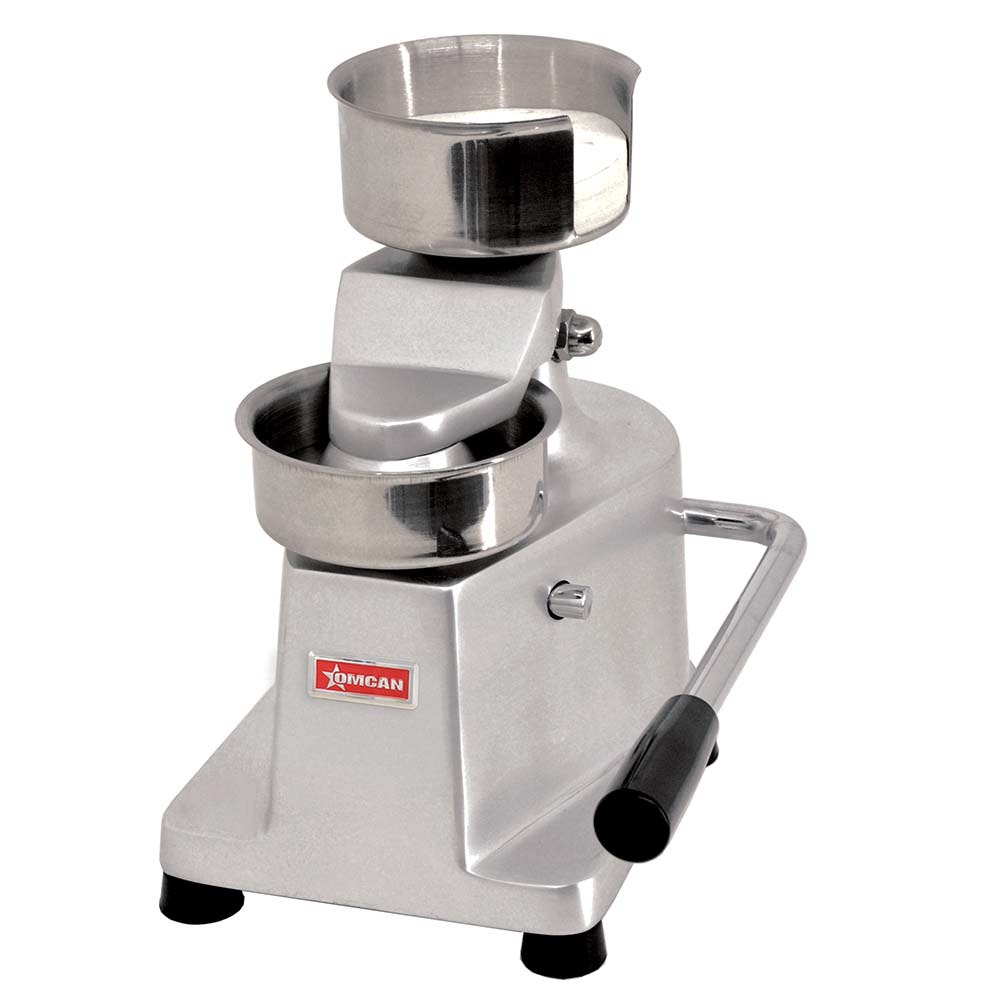 Omcan 21572 4" Manual Anodized Aluminum Hamburger Press