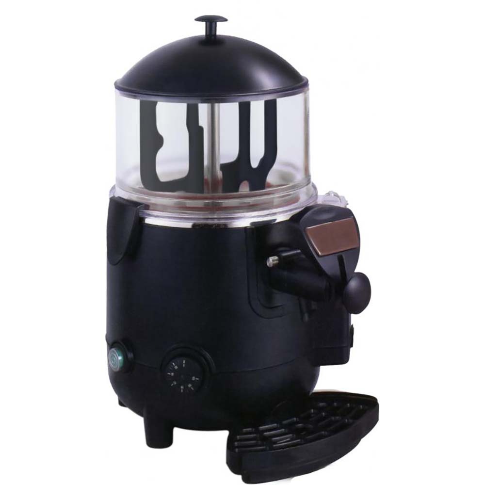 Omcan 39482 16.14" 5 Liter Hot Chocolate Dispenser with Polycarbonate Bowl
