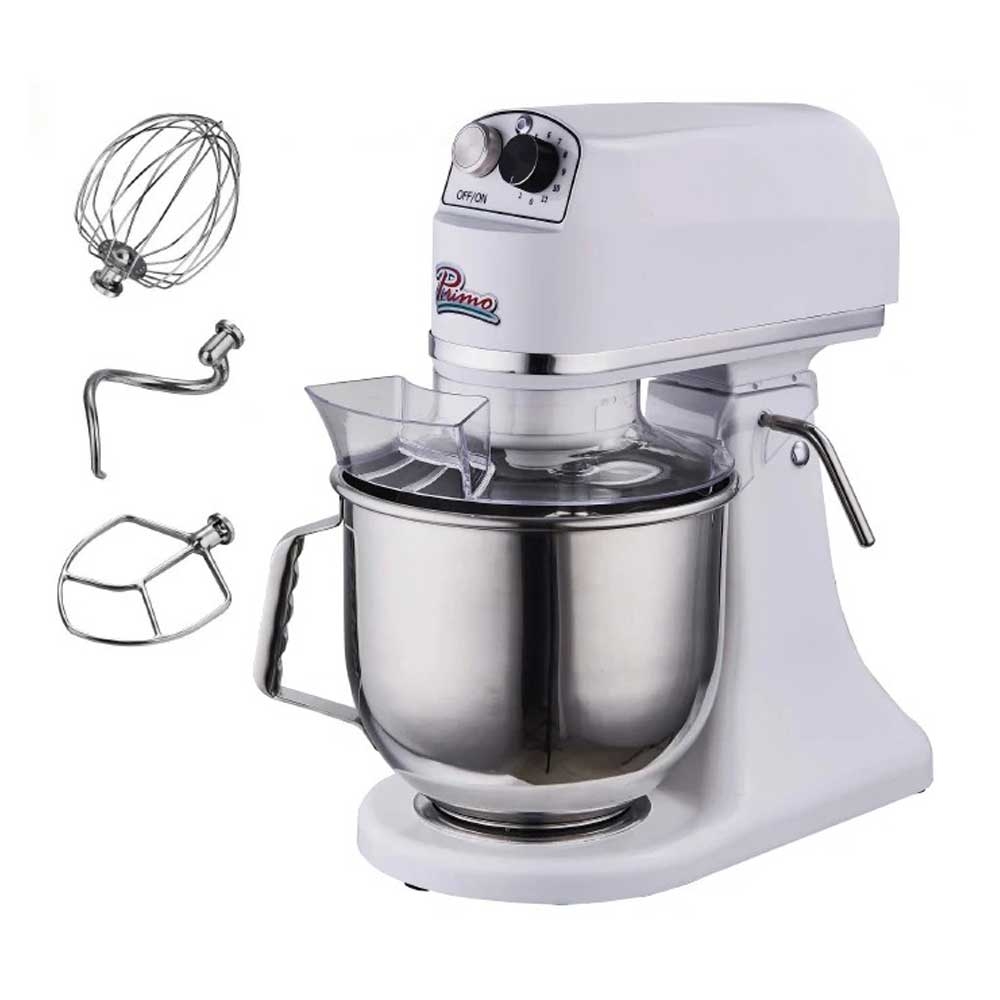 Primo PM-7 7-Quart Countertop Planetary Flour Mixer