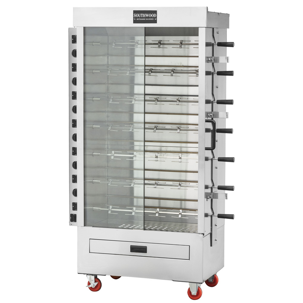 Southwood RE7 Electric 35 Chicken Commercial Rotisserie Oven Machine - 240V