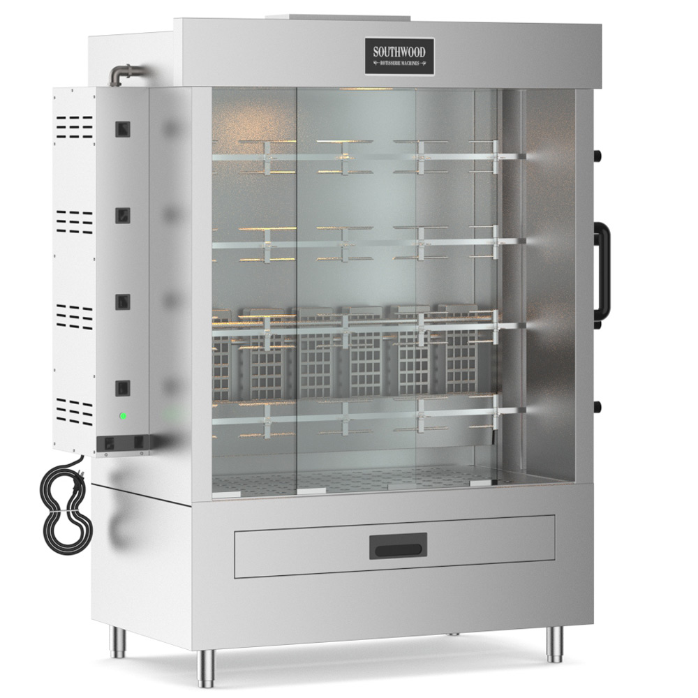 Southwood RG4-LP 20 Chicken Commercial Rotisserie Oven Machine - Propane Gas