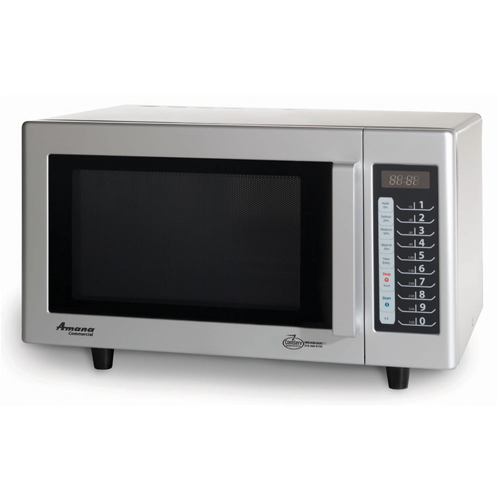 Amana RMS10TSA 20" 1000 Watts Commercial Compact Microwave - 120V