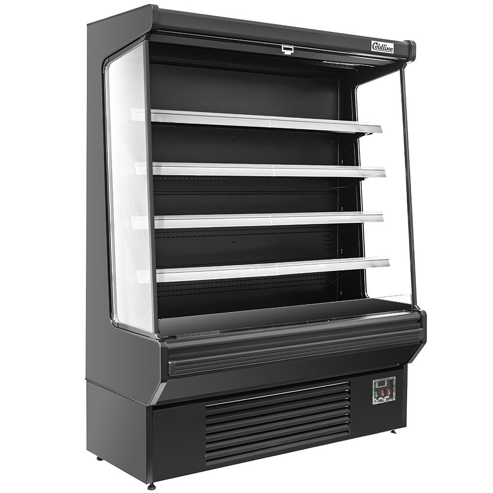 Coldline SOC-61-B 60" Black Refrigerated Air Curtain Merchandiser