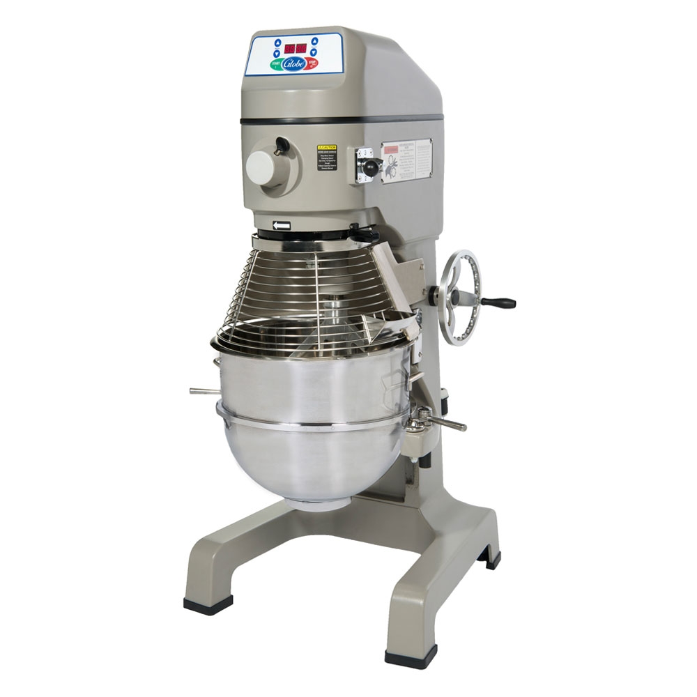Globe SP40 40 Qt. Planetary Floor Mixer with Guard and Standard Accessories - 208V