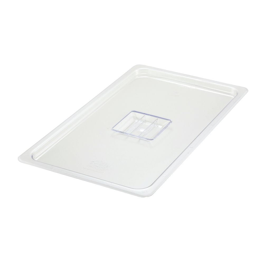 Winco SP7100S Full Size Clear Polycarbonate Solid Food Pan Cover