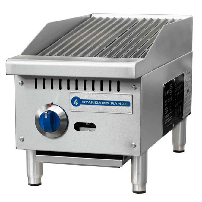 Standard Range SR-CB12-M  12" Gas Countertop Radiant Charbroiler