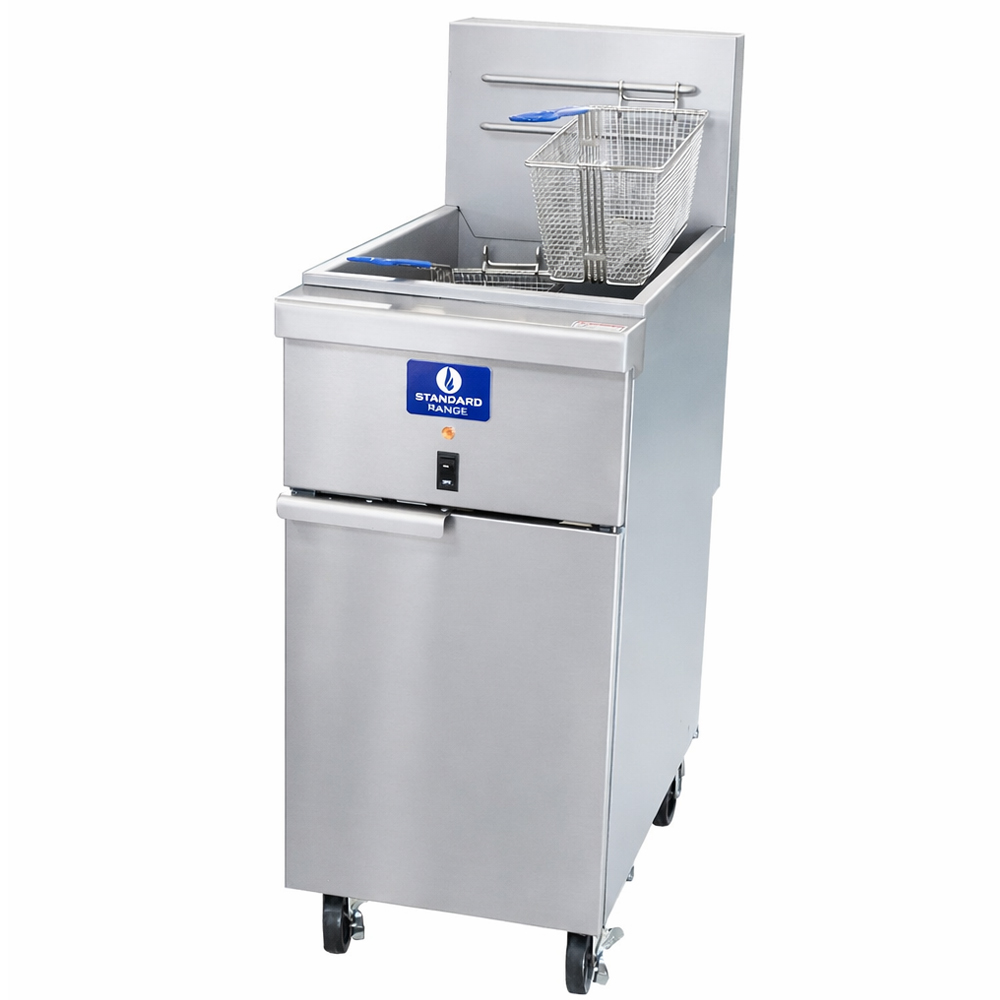 Standard Range SR-EF50-240-1 50lb. Electric Floor Fryer - 240V, 1 Phase