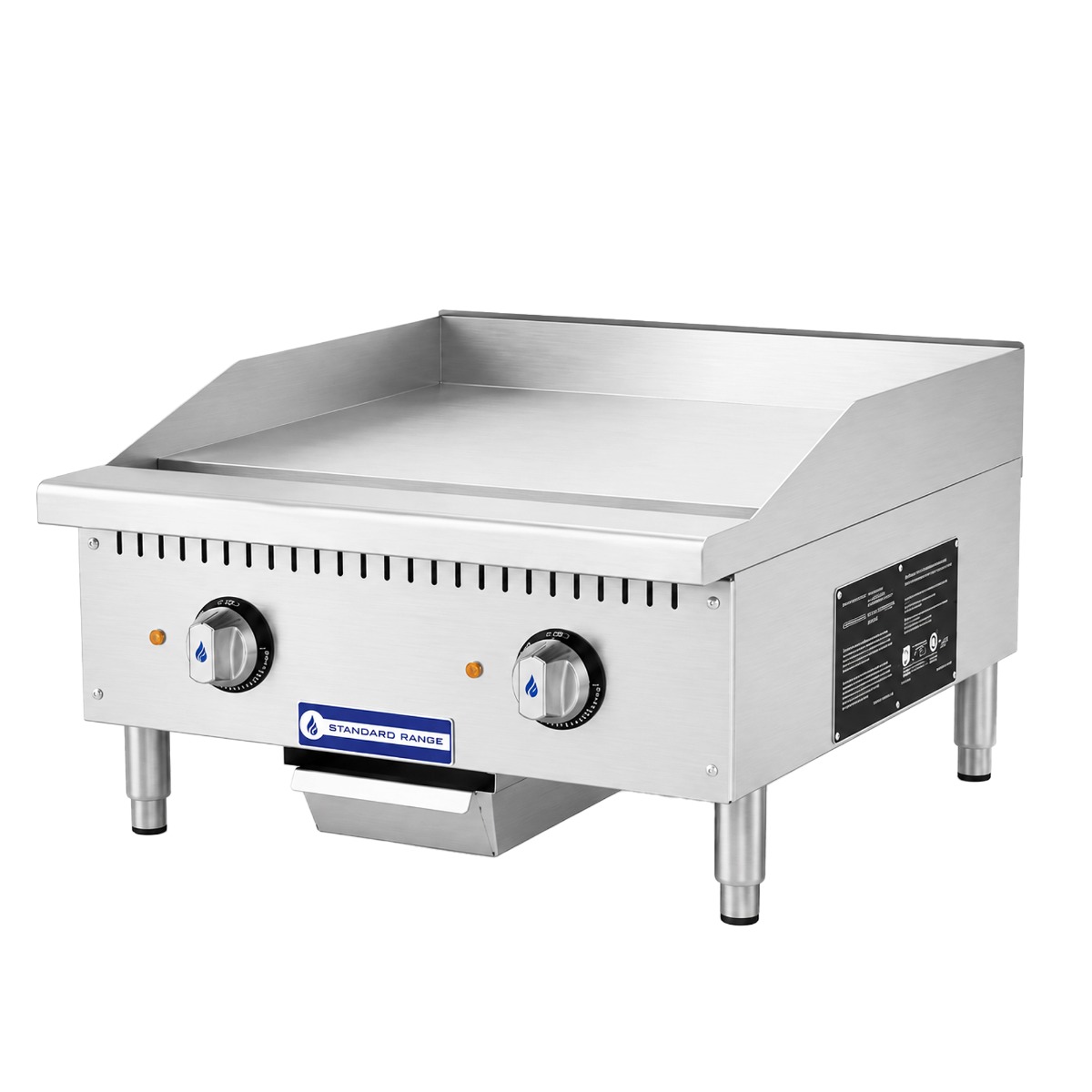 Standard Range SR-EG24 24" Commercial Electric Countertop Griddle - 208/240V
