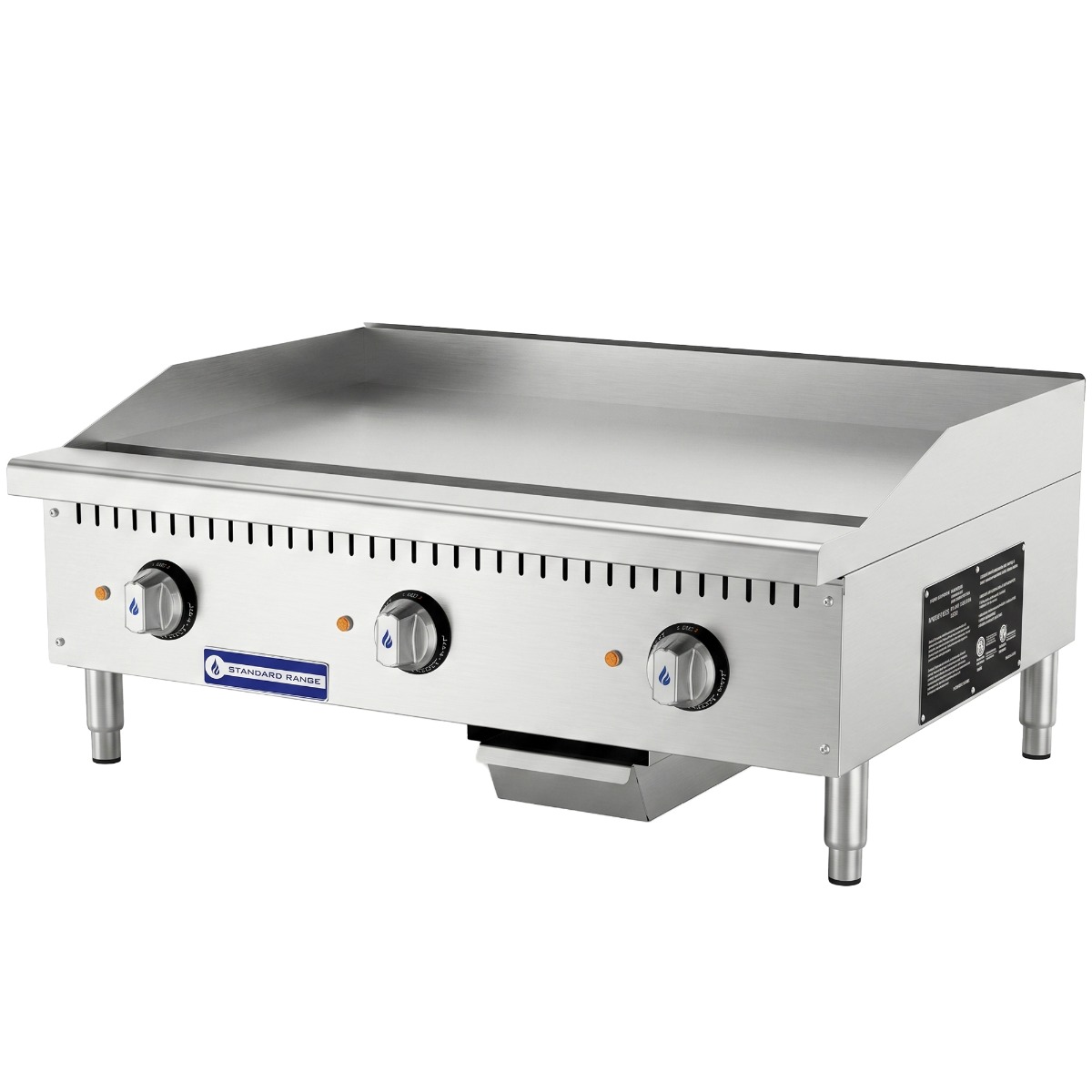 Standard Range SR-EG36 36" Commercial Electric Countertop Griddle - 208/240V