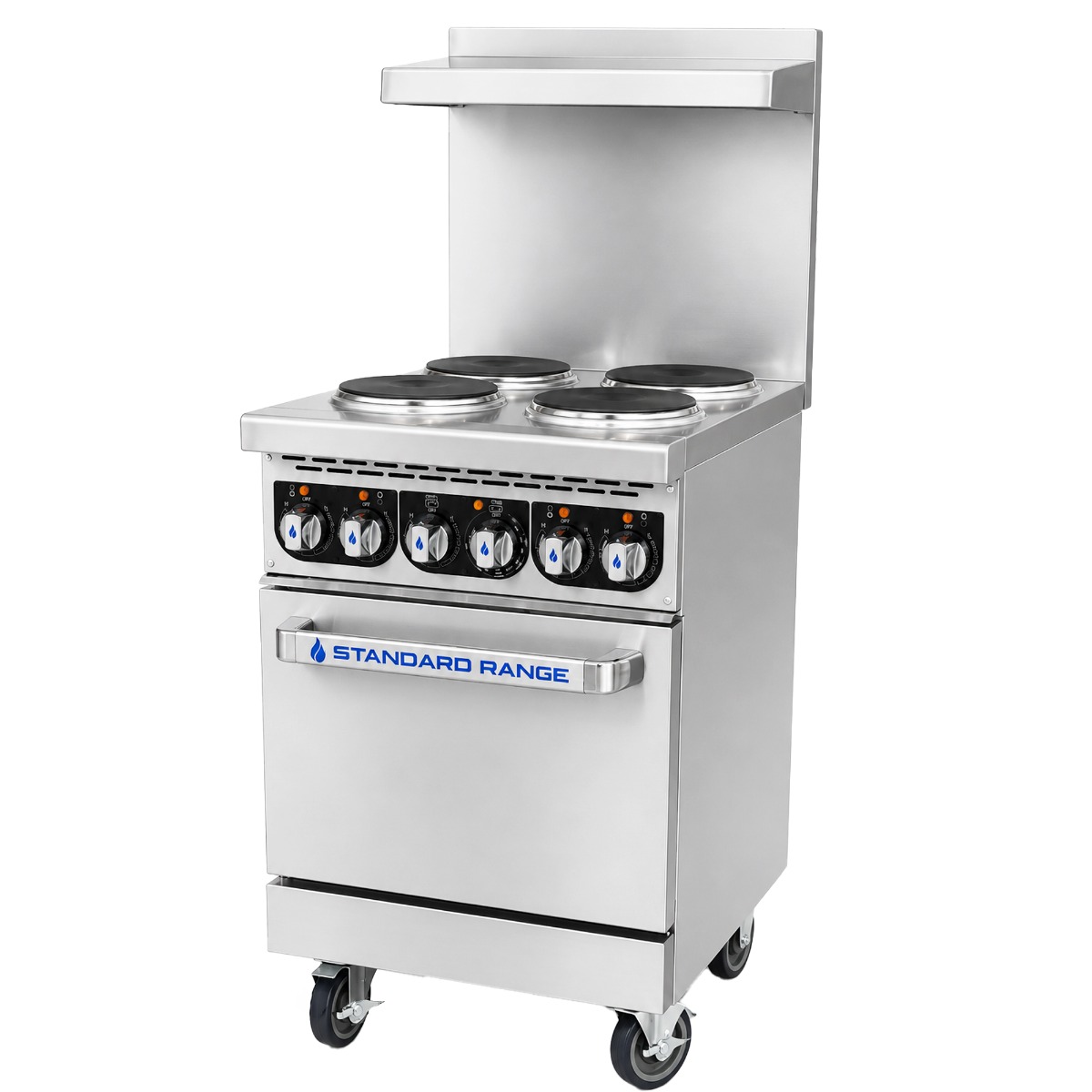 Standard Range SR-ER24-240 24" Electric Range with 4 Burners and Standard Oven - 240V, 1 Phase