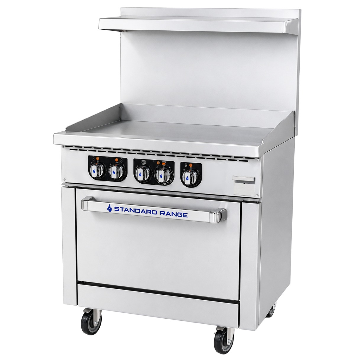 Standard Range SR-ER36-36EG-208 36" Electric Range with 36" Griddle Top - 208V, 3 Phase