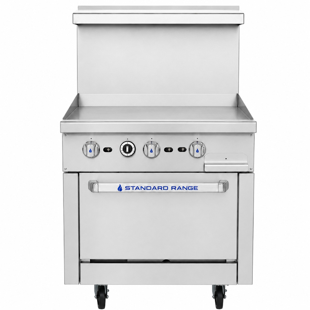 Standard Range SR-R36-36MG-LP 36" liquid Propane Commercial Range with 36" Griddle Top, 1 Oven - 123,000 BTU