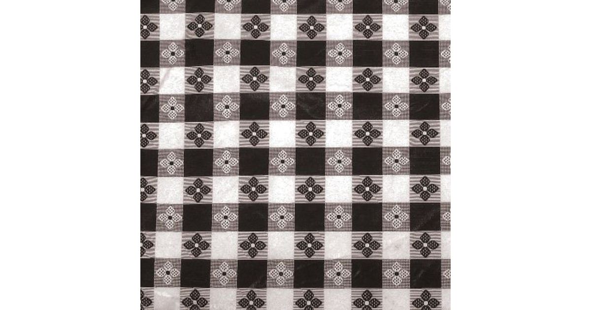 Tbco Kitchen Winco TBCO-70K Black Oblong Table Cloth, 52