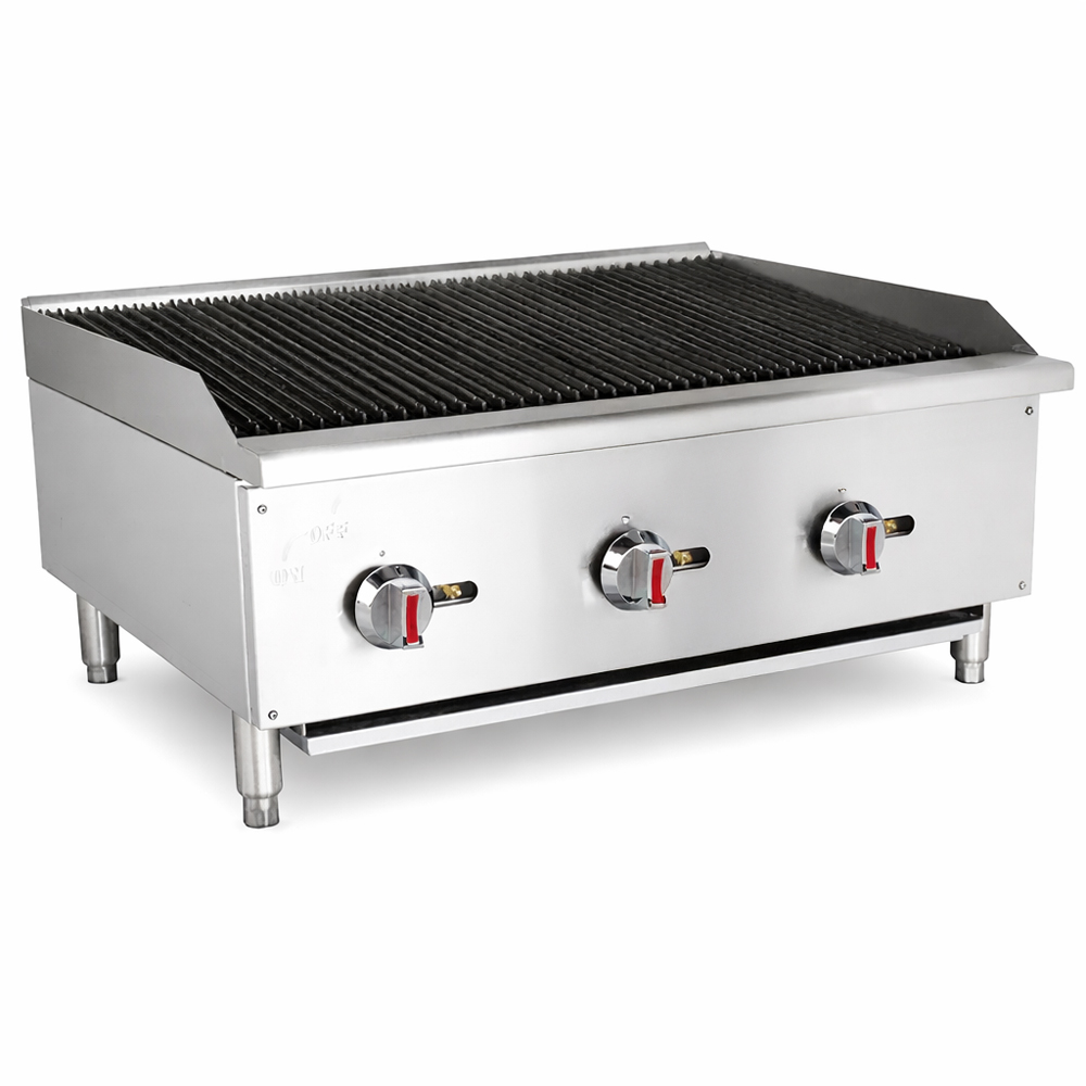 Prepline ENGC-36-N/L 36" Gas Countertop Radiant Charbroiler - 90,000 BTU