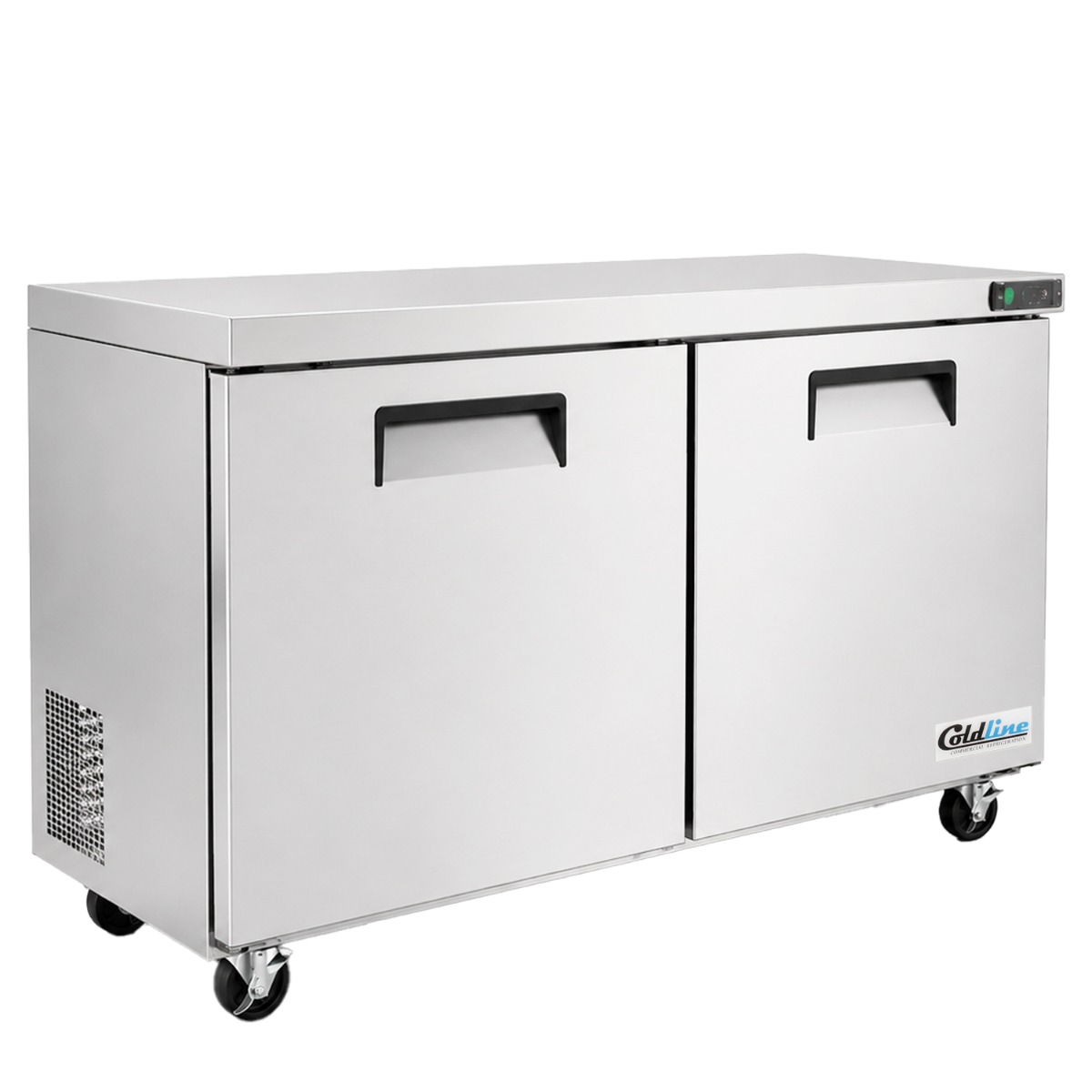 Coldline UCN-60F 60" Narrow Depth Undercounter Worktop Freezer