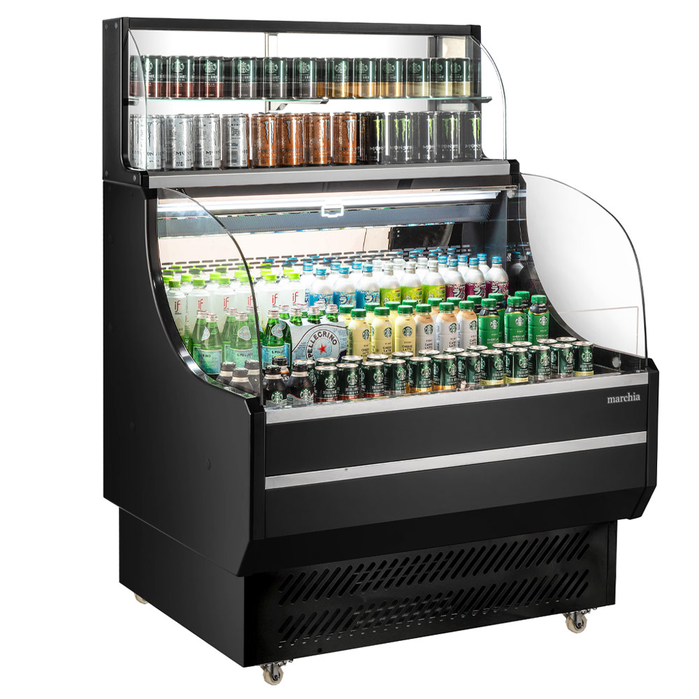 Marchia USTAR36-M36 Black Low Profile Open Air Cooler with Top Dry Case, Grab and Go